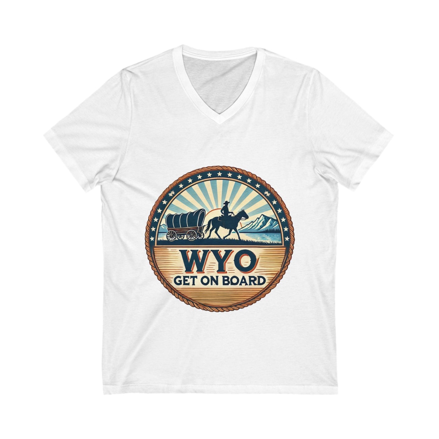 Short Sleeve Cotton V-Neck T-Shir