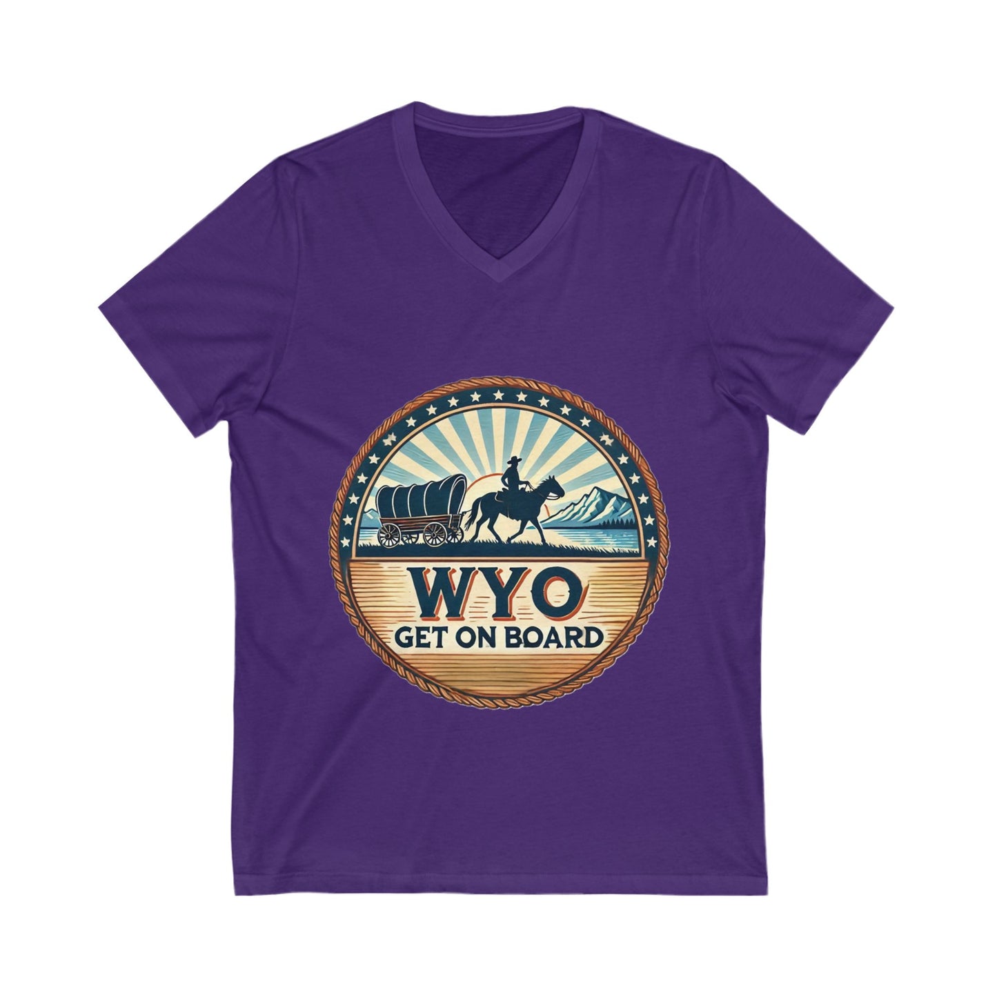 Short Sleeve Cotton V-Neck T-Shir