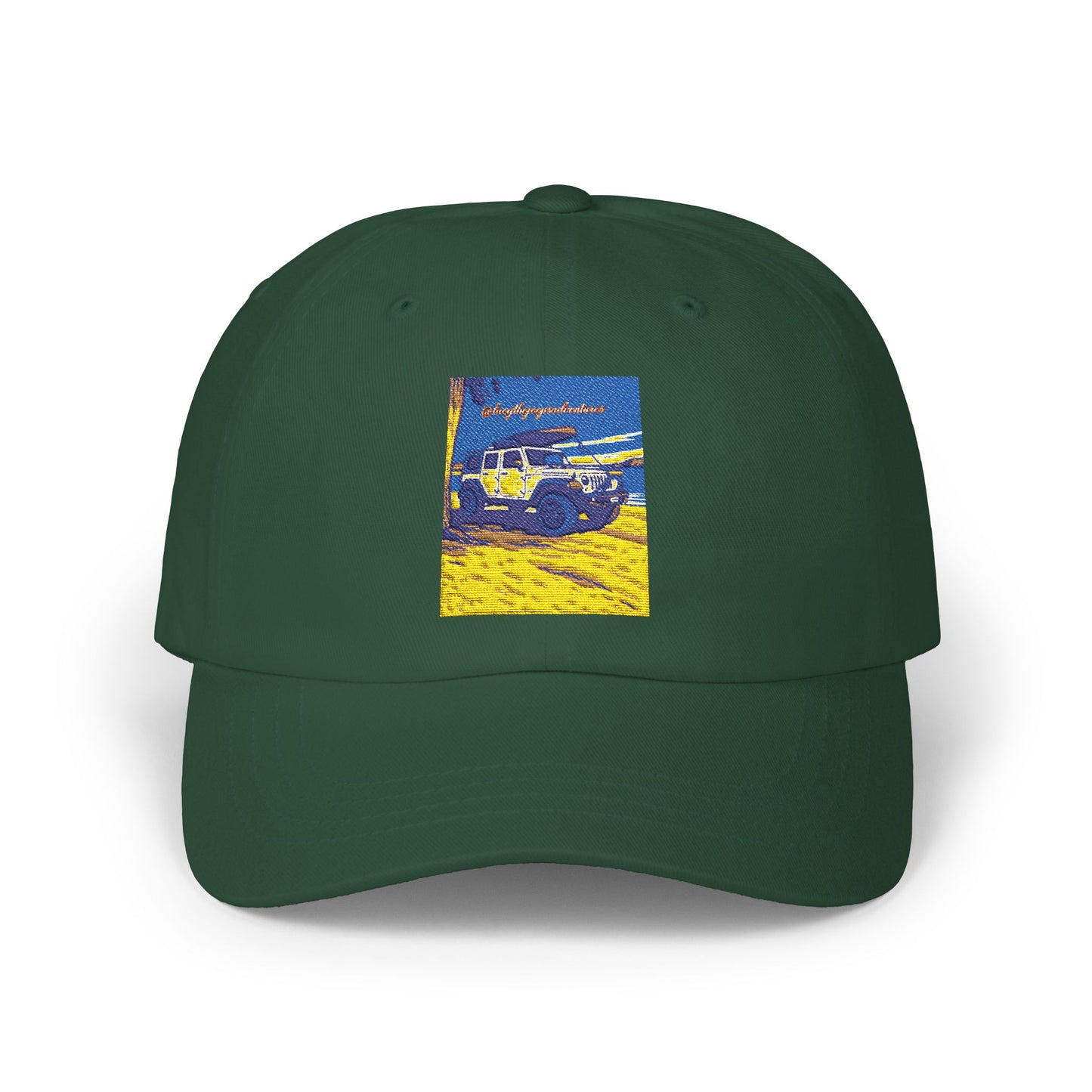 Hat with Vintage Car Design, Casual Summer Accessory