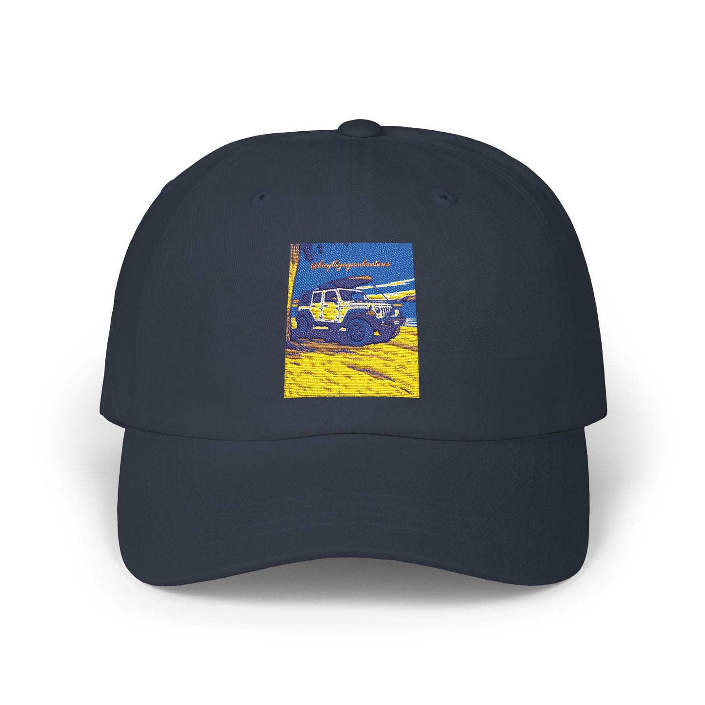 Hat with Vintage Car Design, Casual Summer Accessory