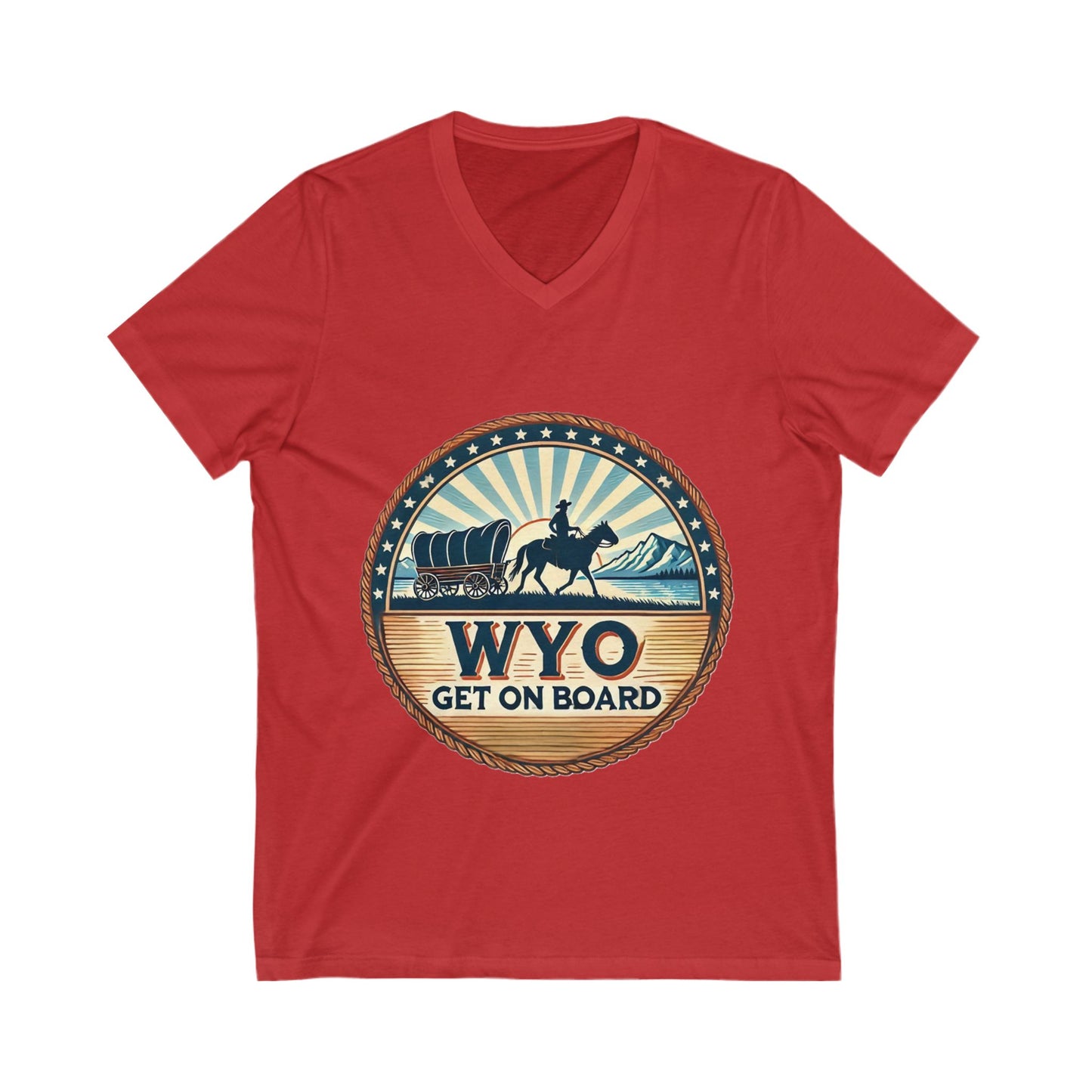 Short Sleeve Cotton V-Neck T-Shir