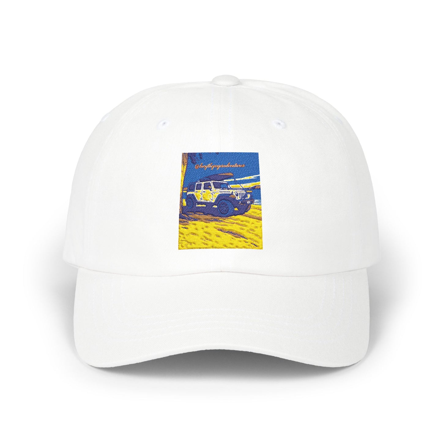 Hat with Vintage Car Design, Casual Summer Accessory