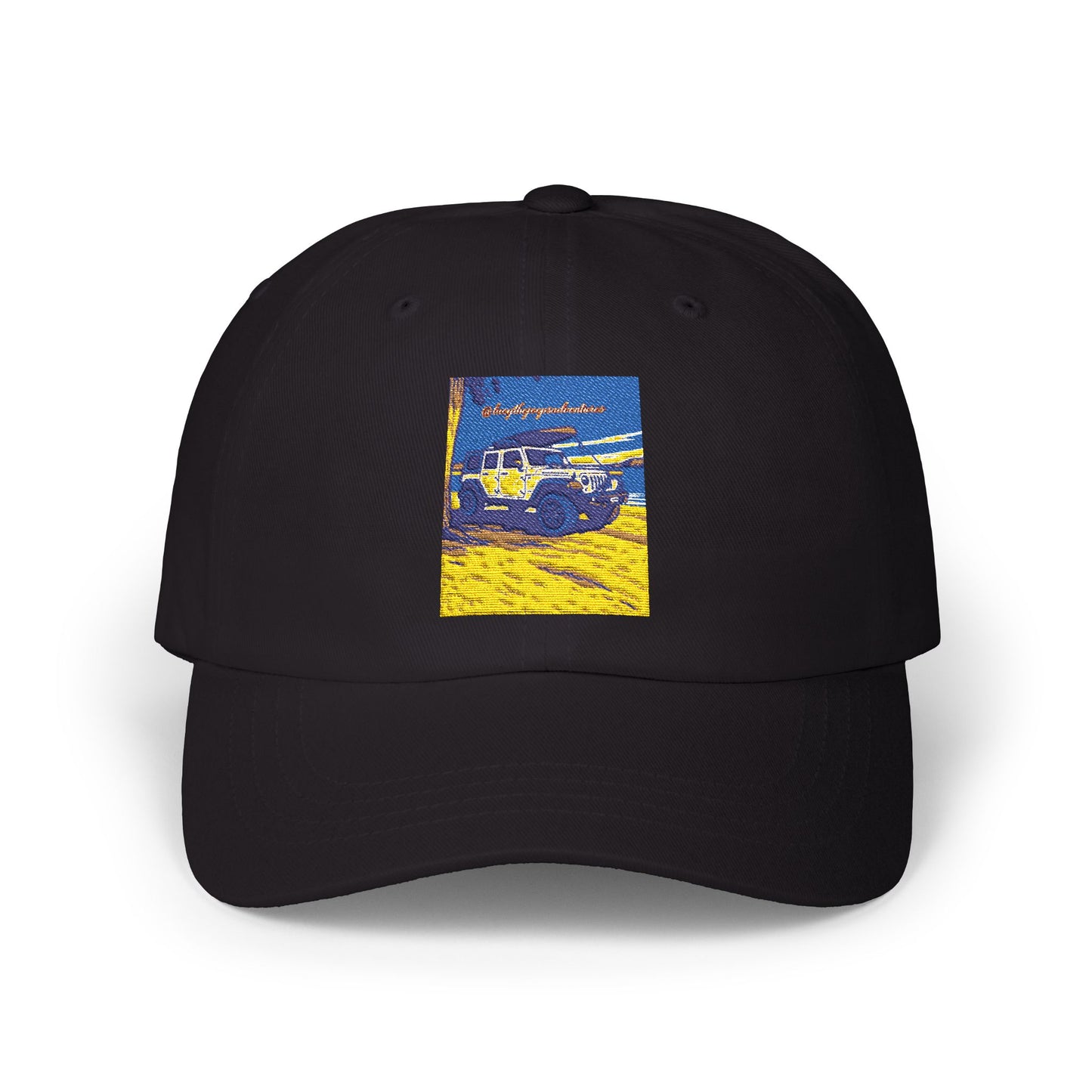 Hat with Vintage Car Design, Casual Summer Accessory