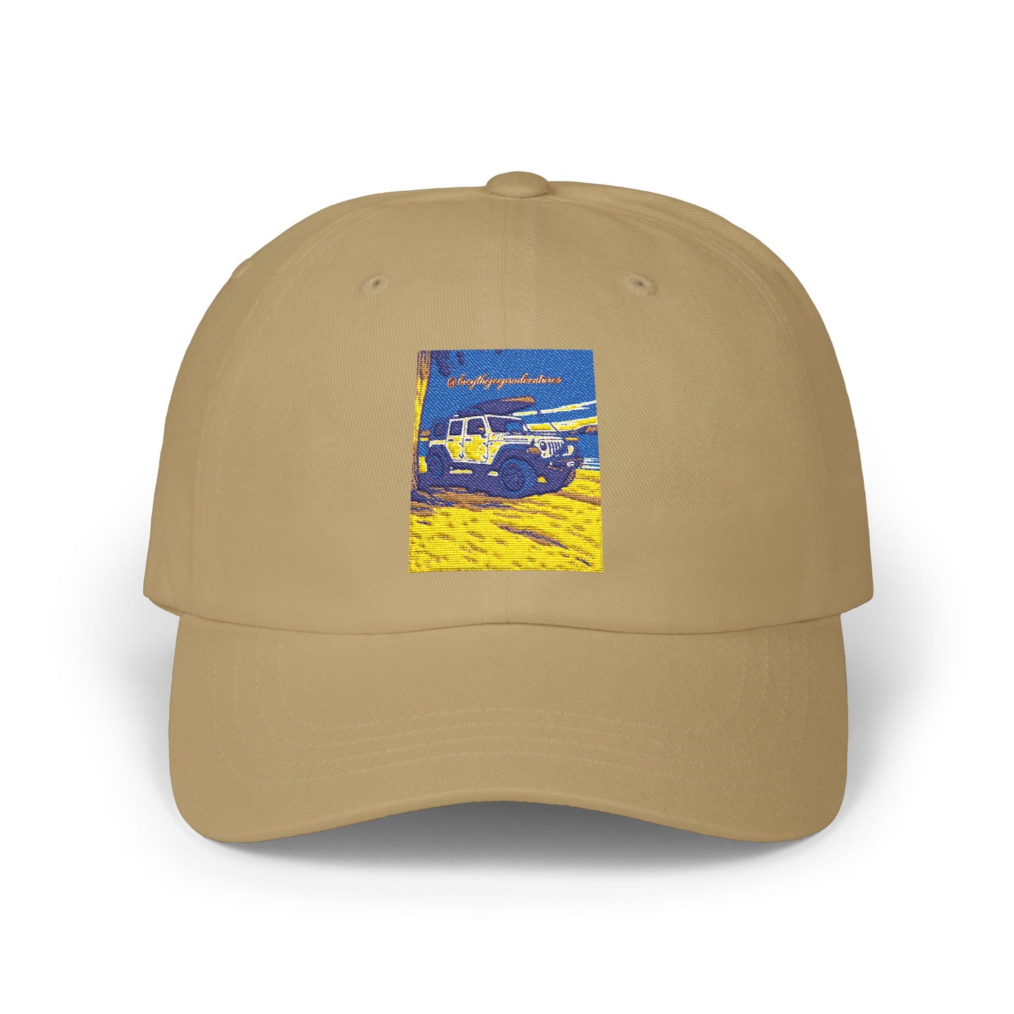 Hat with Vintage Car Design, Casual Summer Accessory